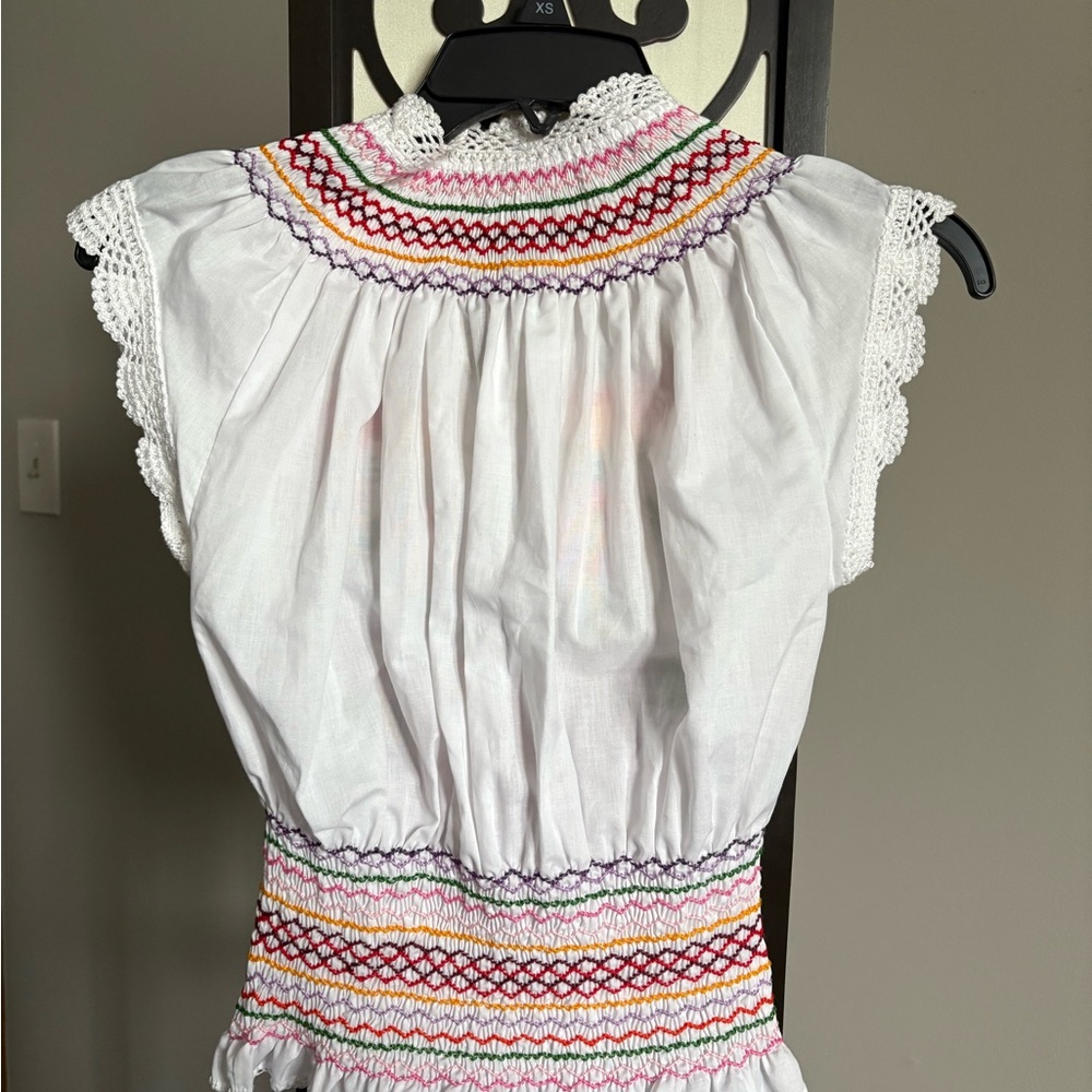 Hungarian Embroidered Blouse - image 3